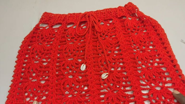 Pineapple Stitch Skirt Pattern