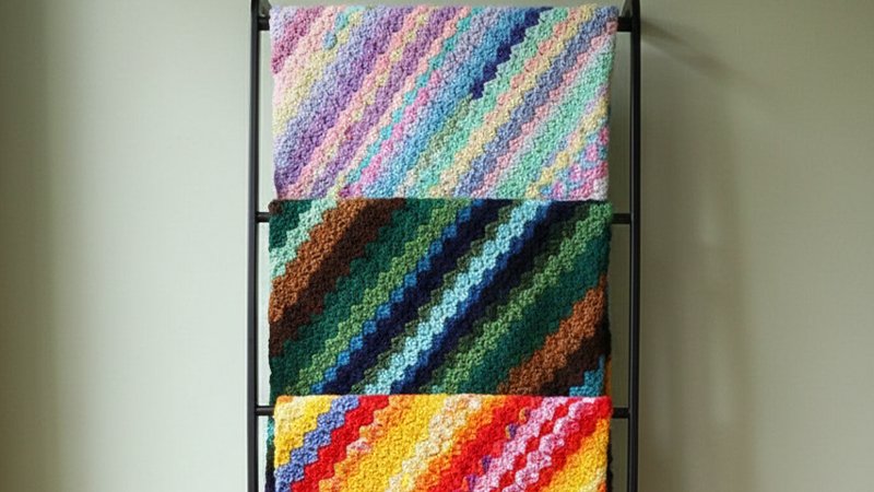 Scrappy Corner-to-Corner Crochet Blanket Pattern