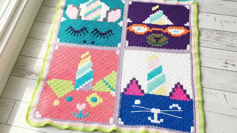 Whimsical Unicorn Blanket Pattern