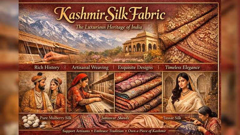Kashmir Silk Fabric