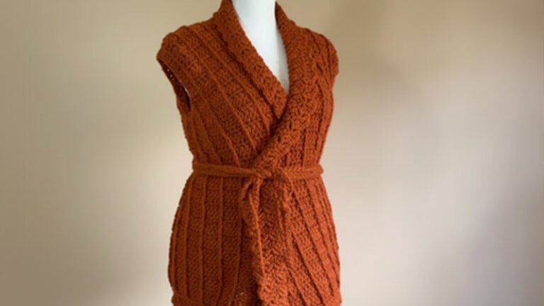 Windin’ Crochet Vest Pattern