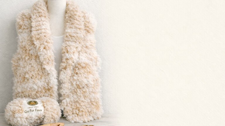 faux fur crochet vest pattern