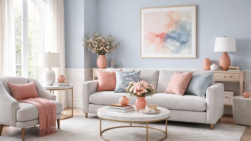 Powdered Romance Powder blue