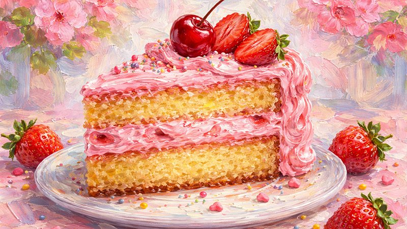 Delicious Cake Slice