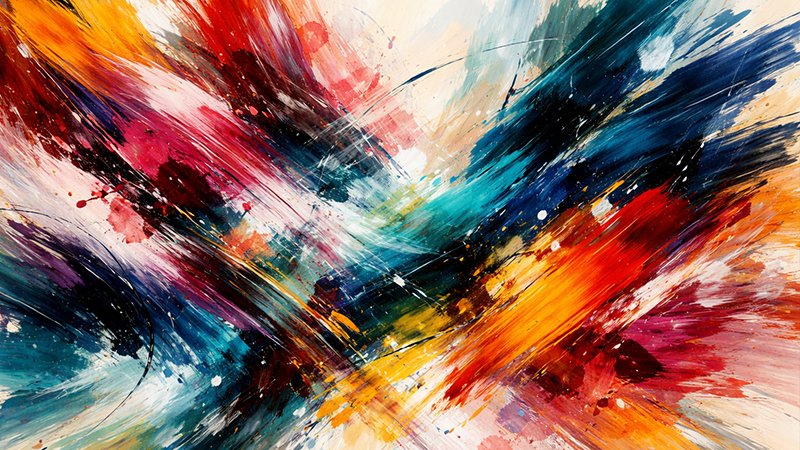 Gestural Brush Strokes