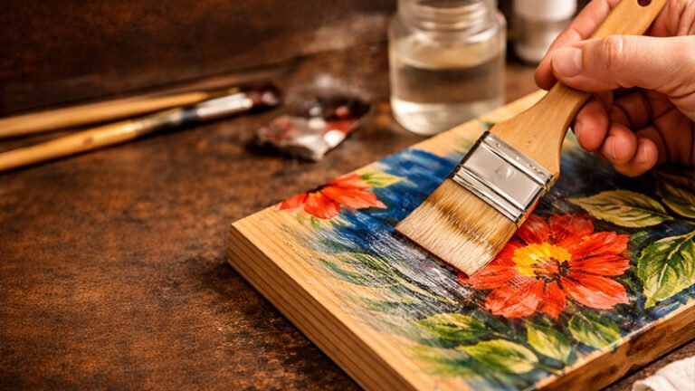 How to Seal Acrylic Paint on Wood