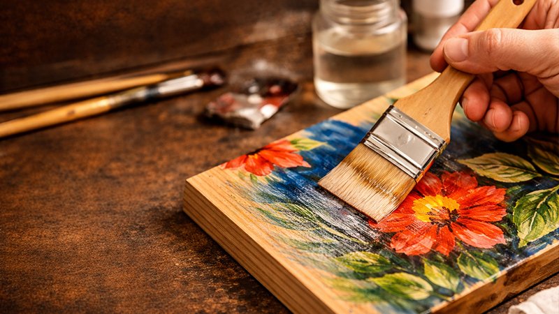 How to Seal Acrylic Paint on Wood
