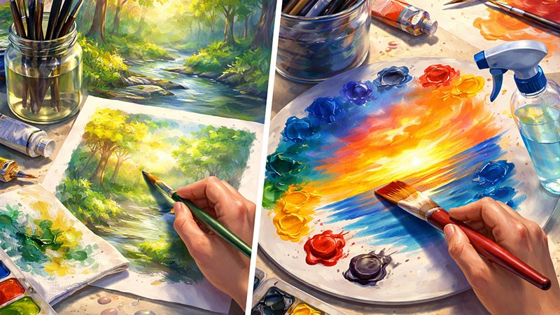 Blending, Layering, and the Race Against Time