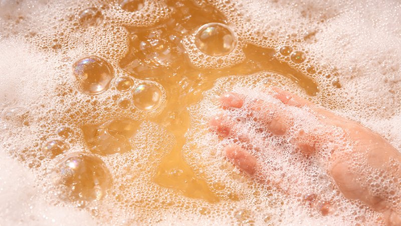Warm Water and Soap
