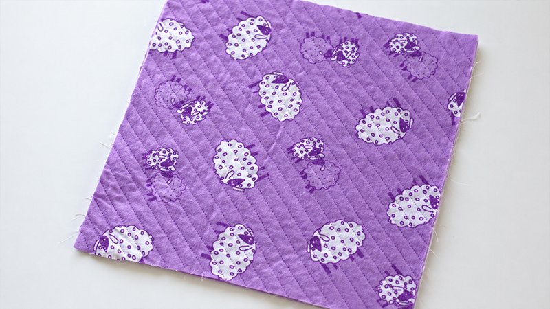 Sew Diagonal Quilting Lines