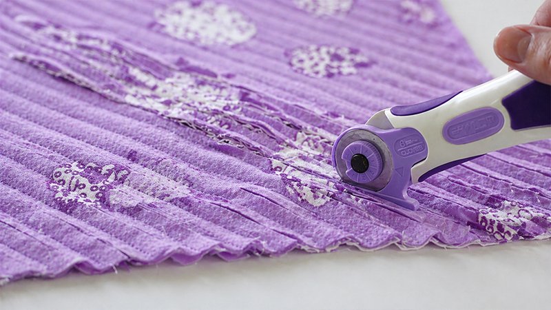 Cut to Create Chenille Texture