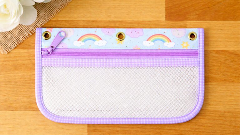 3-Ring Pencil Pouch with Grommets