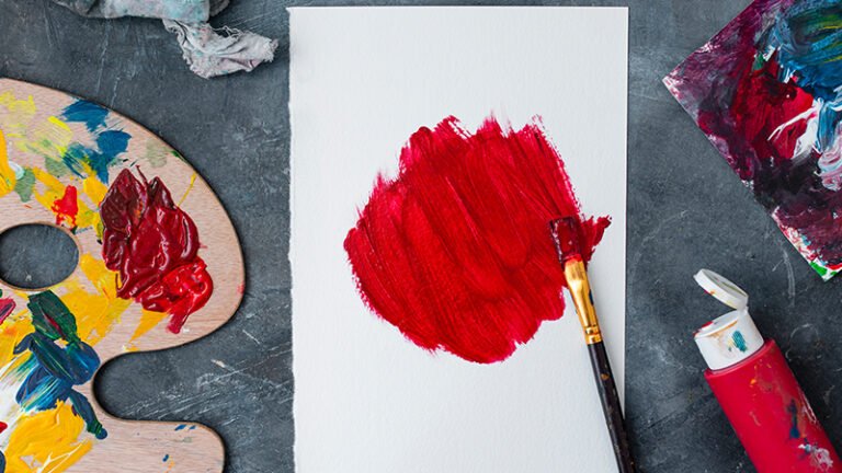 Acrylic Paint on Paper