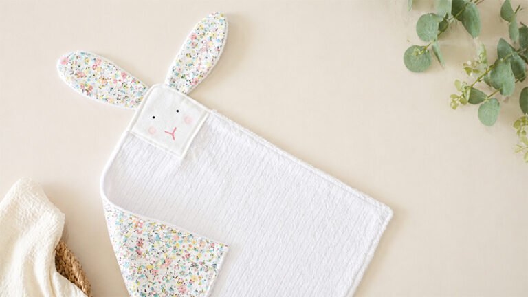 Bunny Lovey Snuggle Blanket