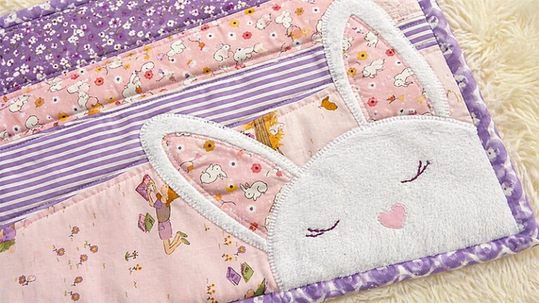 Easter Bunny Applique Table Runner
