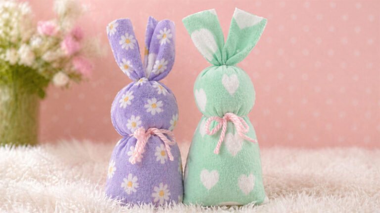 Fleece Bunny Tutorial for Kids