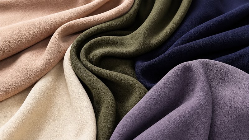 Moss Crepe Fabric