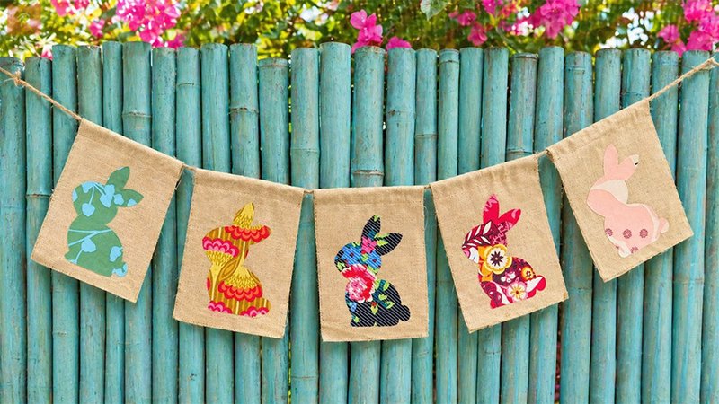 Scrap-Friendly Easter Bunny Bunting