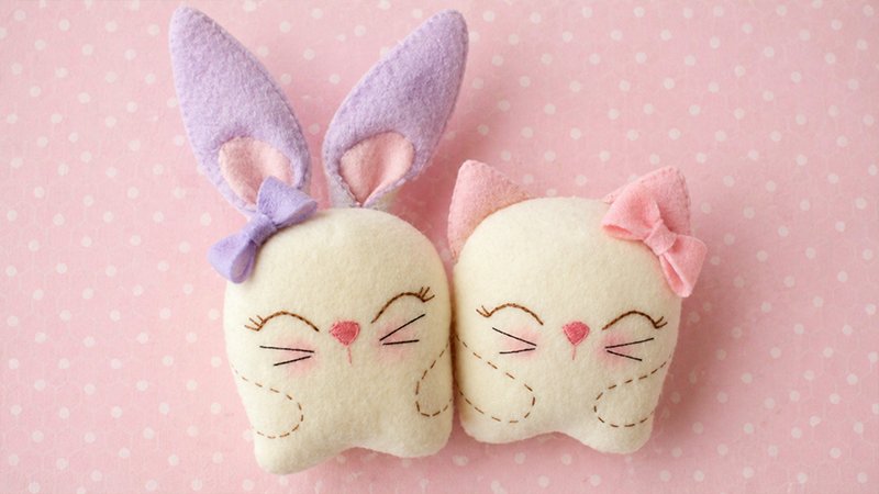 Snuggle Bunny and Kitty pattern