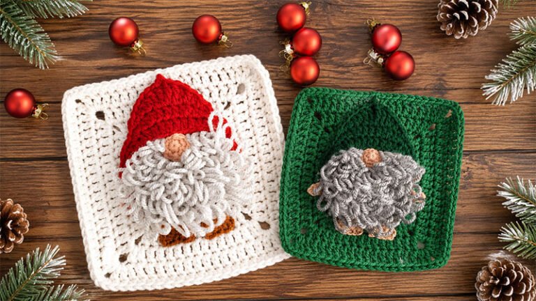 Christmas Gnome Granny Square