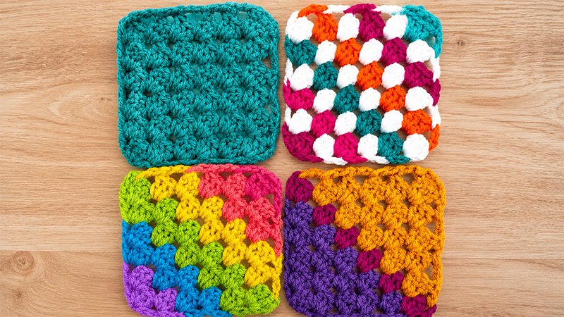 Corner-to-Corner (C2C) Granny Stitch