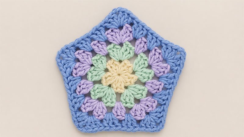 Crochet Granny Pentagon