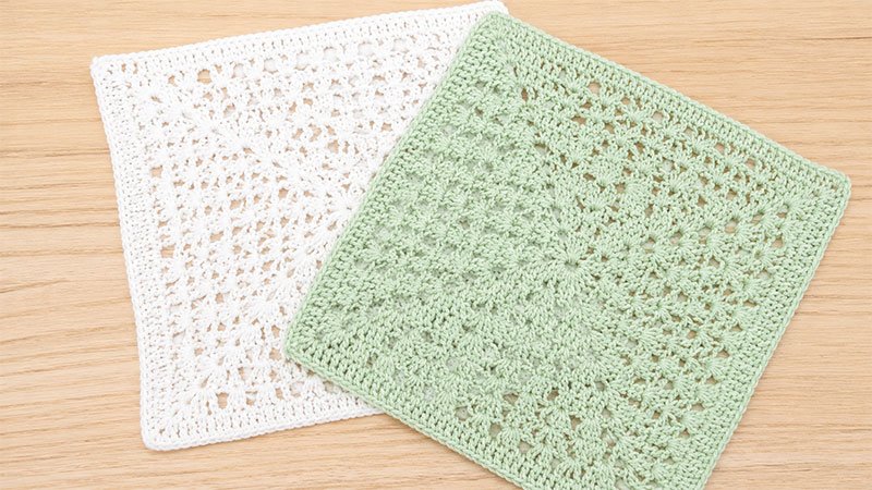 Proserpina 12″ Afghan Square
