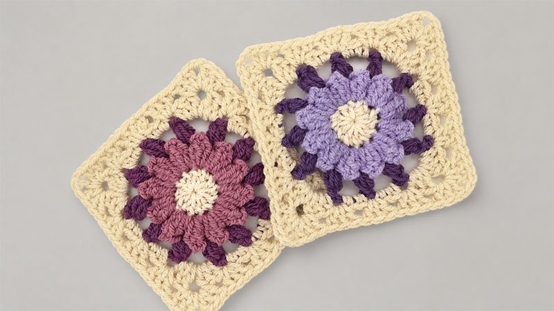 Crochet Secret Garden Granny Square