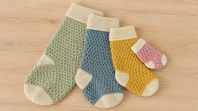 Crochet Alpine Christmas Stockings