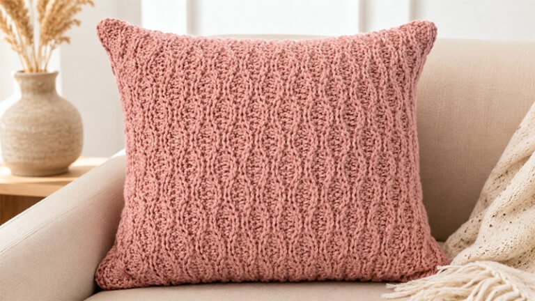 Crochet Cable Pillow Home Decor Patterns