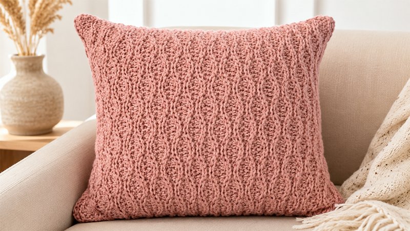Crochet Cable Pillow Home Decor Patterns