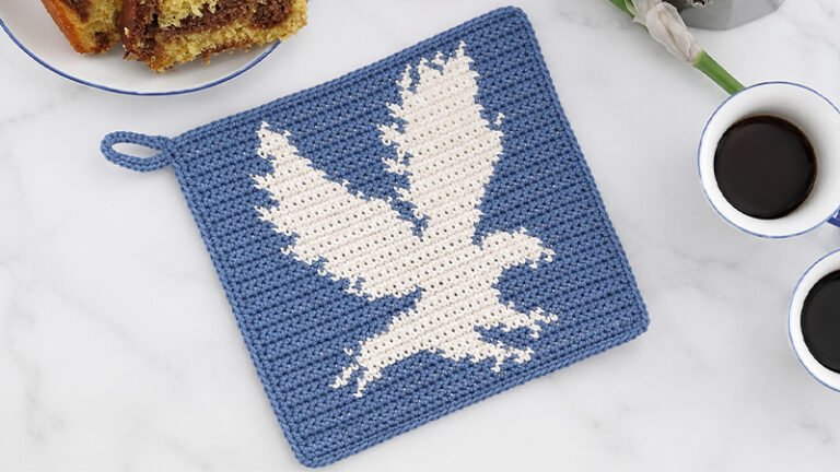 Crochet Eagle Potholder