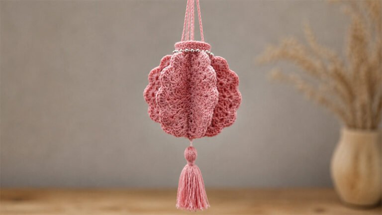 Crochet Hanging Crochet Lantern