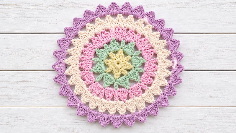 Petal Patch Doily Crochet