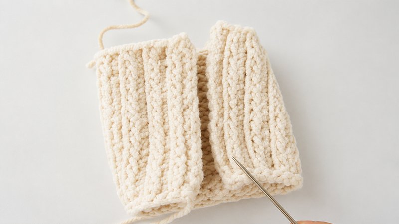 Tunisian Simple Stitch in the Back Loop