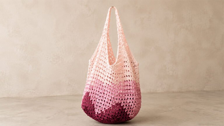 Granny stitch market bag