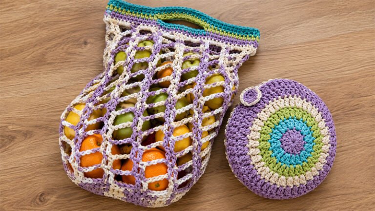 Rainbow Pocket Market Bag
