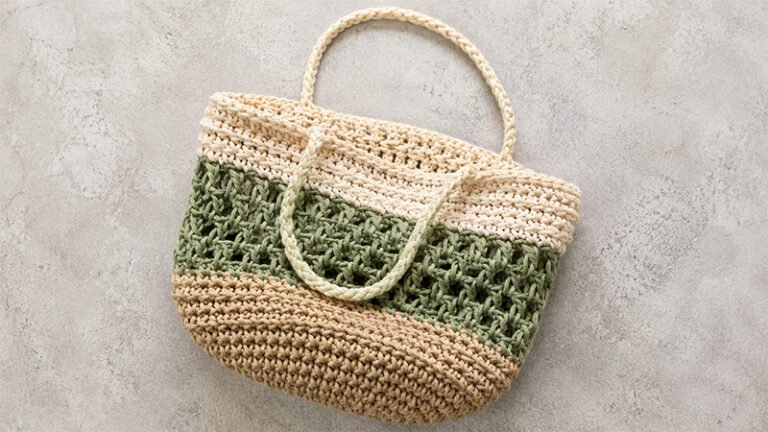 Tricolor Market Bag