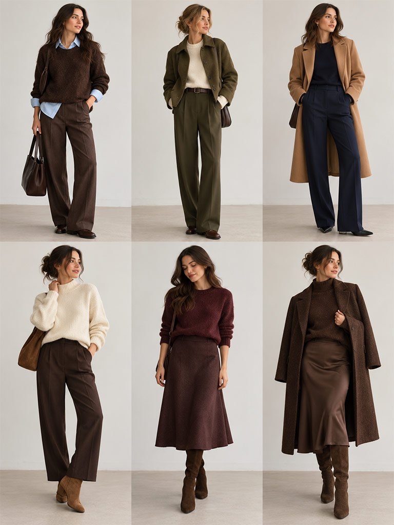 Wearing Dark Autumn Colors Without Any Contrast