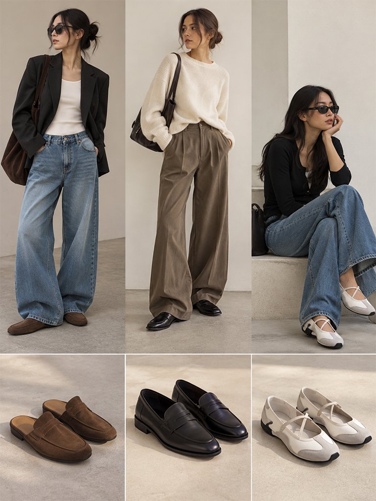 Low-Profile Mules and Ballet Sneakers
