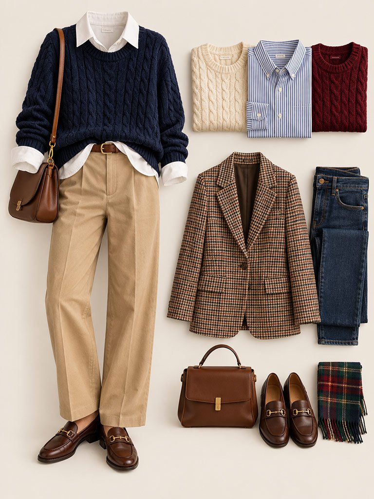 Classic Knits and Neat Layers