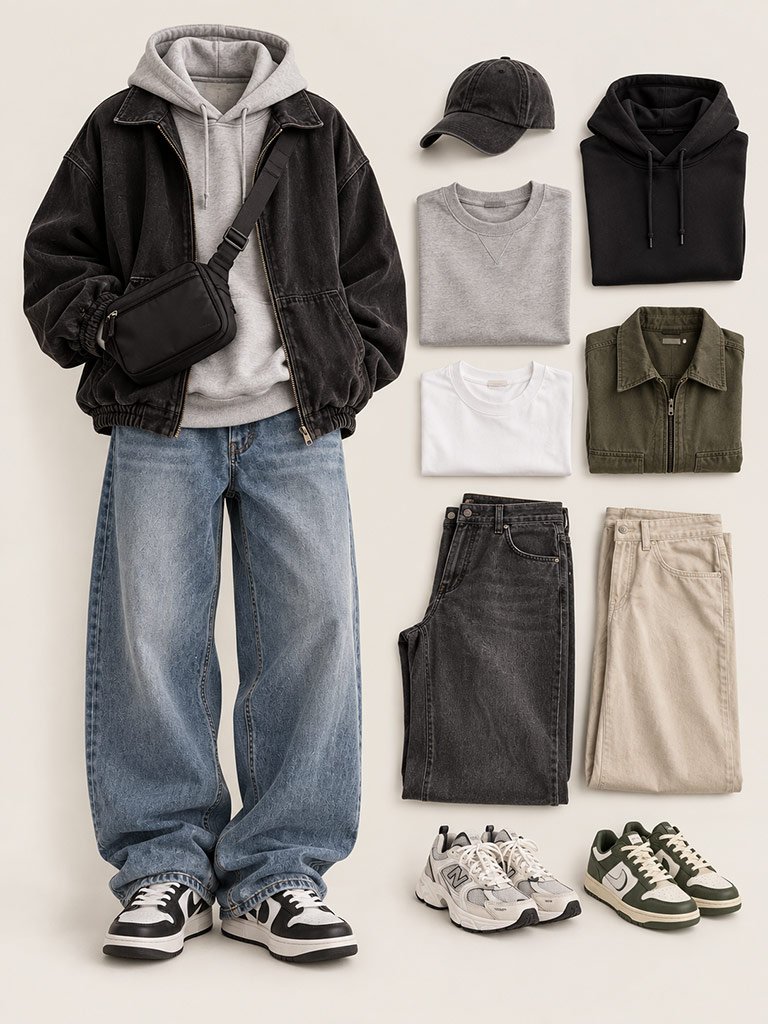 Roomy Shapes and Casual Comfort