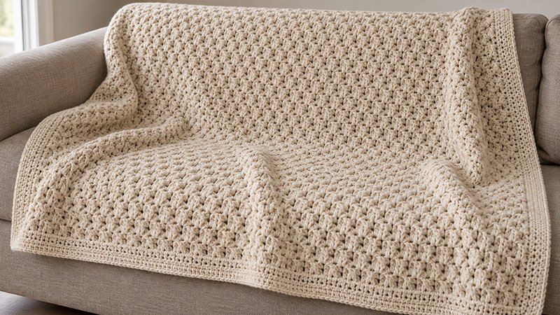 Alpine Stitch Throw