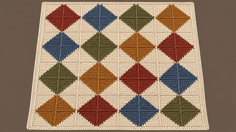 Barn Quilt Blanket