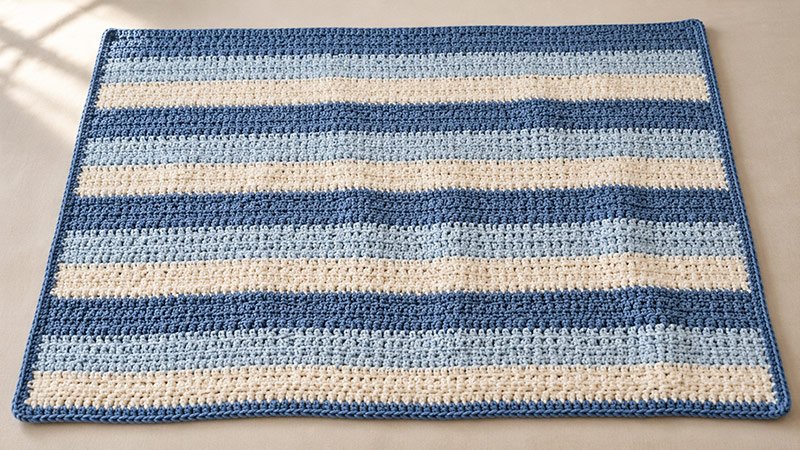 Country Blues Baby Blanket