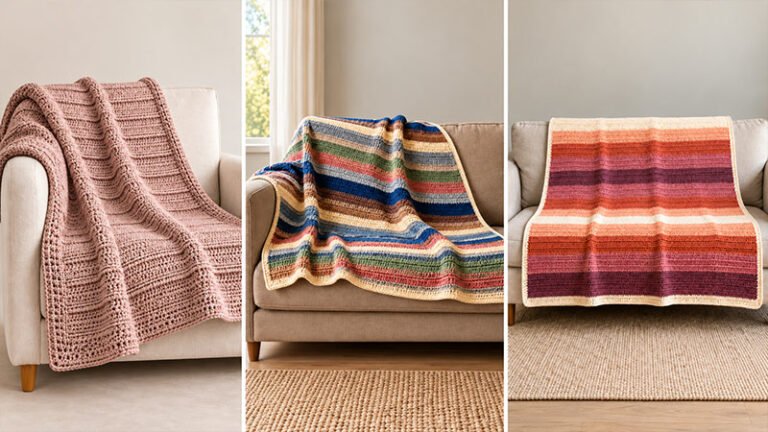 40+ Cozy Crochet Throw Blanket Patterns for Every Style