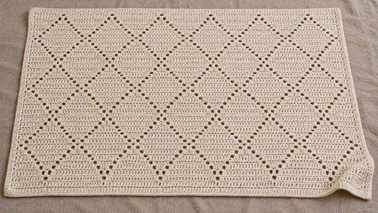 Diamond Filet Blanket