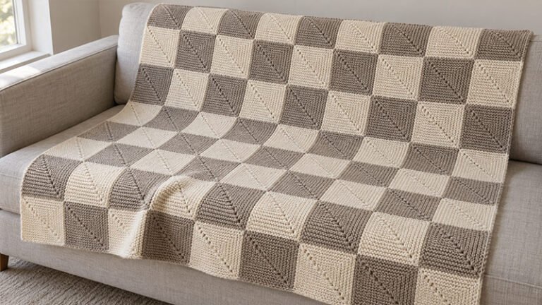 Mitered Square Blanket